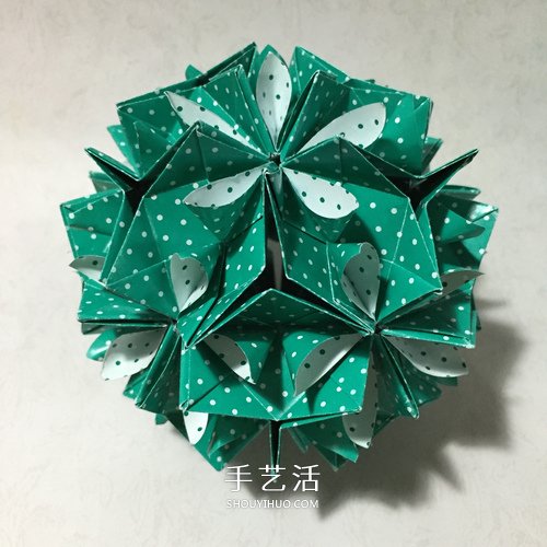 怎么折五瓣花花球的方法 五瓣花球的折紙圖解 -  rpnrmr.com