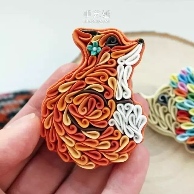 宛如精美衍紙！俄羅斯姑娘的迷人軟陶動(dòng)物作品 -  rpnrmr.com