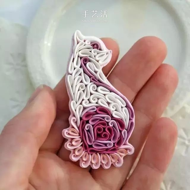 宛如精美衍紙！俄羅斯姑娘的迷人軟陶動(dòng)物作品 -  rpnrmr.com