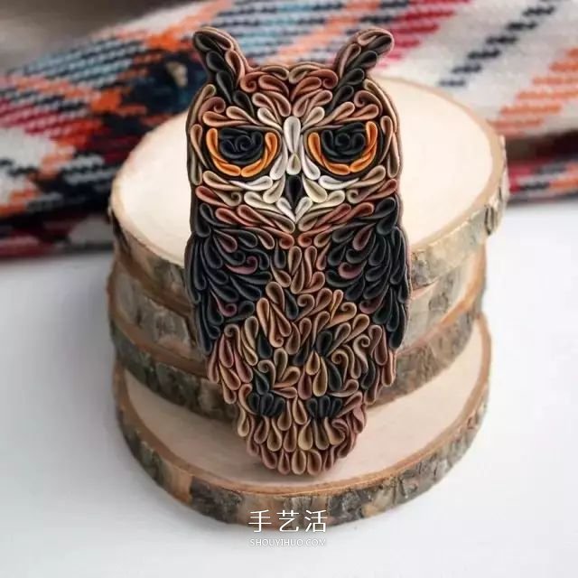 宛如精美衍紙！俄羅斯姑娘的迷人軟陶動(dòng)物作品 -  rpnrmr.com