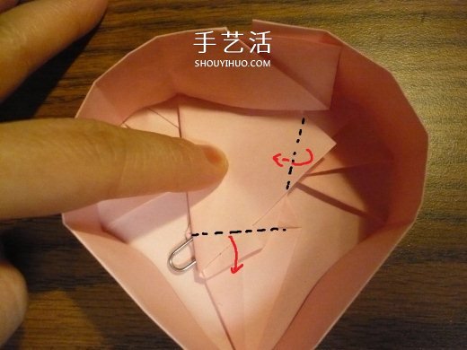 心形禮品盒折紙方法 帶蓋愛心盒子怎么折圖解 -  rpnrmr.com