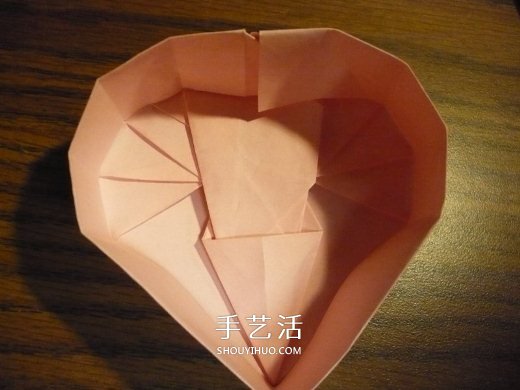 心形禮品盒折紙方法 帶蓋愛心盒子怎么折圖解 -  rpnrmr.com