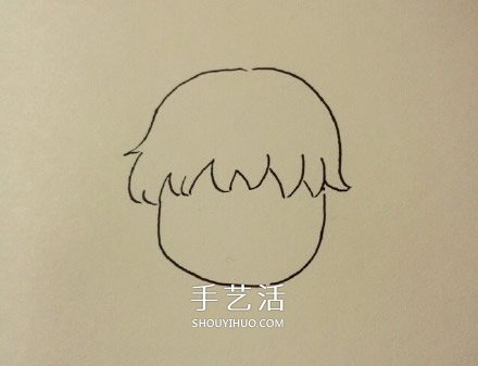 卡通風格帥氣高中男生的簡筆畫畫法圖片 -  rpnrmr.com