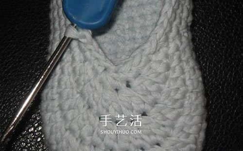 寶寶保暖毛線鞋的編法 手工編織嬰兒鞋圖解 -  rpnrmr.com