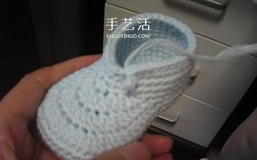 寶寶保暖毛線鞋的編法 手工編織嬰兒鞋圖解 -  rpnrmr.com