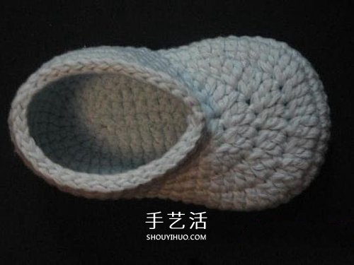 寶寶保暖毛線鞋的編法 手工編織嬰兒鞋圖解 -  rpnrmr.com