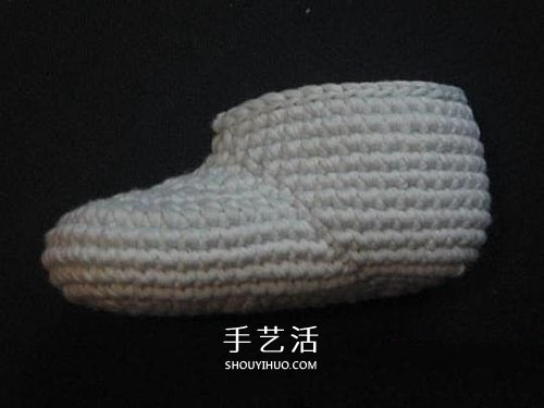 寶寶保暖毛線鞋的編法 手工編織嬰兒鞋圖解 -  rpnrmr.com