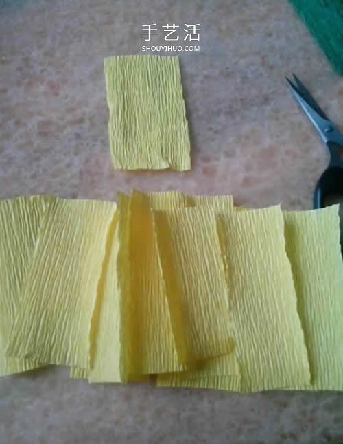 用皺紋紙做向日葵圖解 簡單詳細步驟DIY太陽花 -  rpnrmr.com