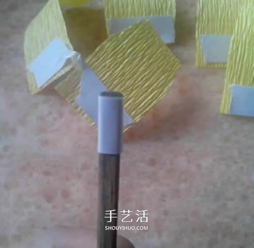 用皺紋紙做向日葵圖解 簡單詳細步驟DIY太陽花 -  rpnrmr.com