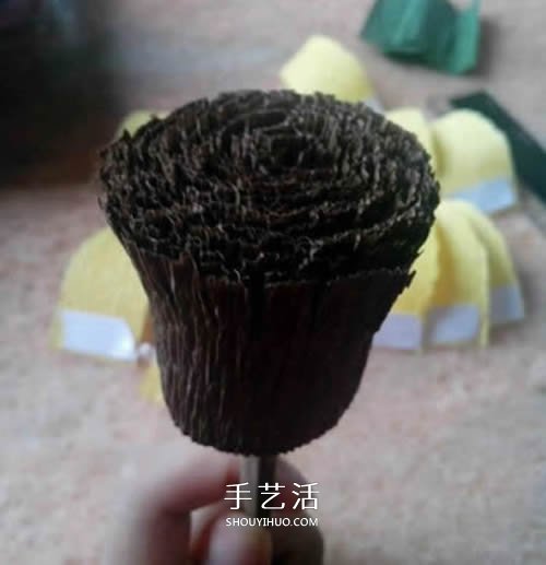 用皺紋紙做向日葵圖解 簡單詳細步驟DIY太陽花 -  rpnrmr.com