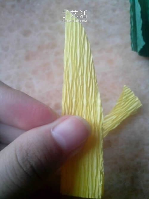 用皺紋紙做向日葵圖解 簡單詳細步驟DIY太陽花 -  rpnrmr.com