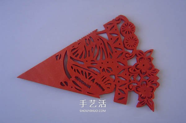 蝶戀花剪紙圖解步驟 福字蝶戀花窗花的剪法 -  rpnrmr.com