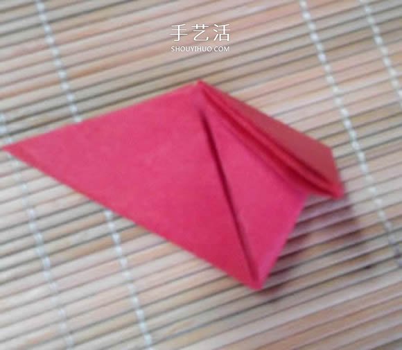 即將完全開花的荷花的折紙方法圖解過程 -  rpnrmr.com