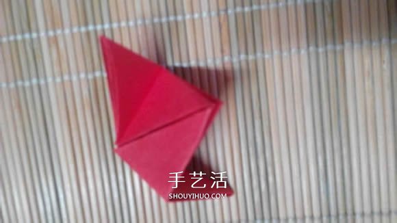 即將完全開花的荷花的折紙方法圖解過程 -  rpnrmr.com