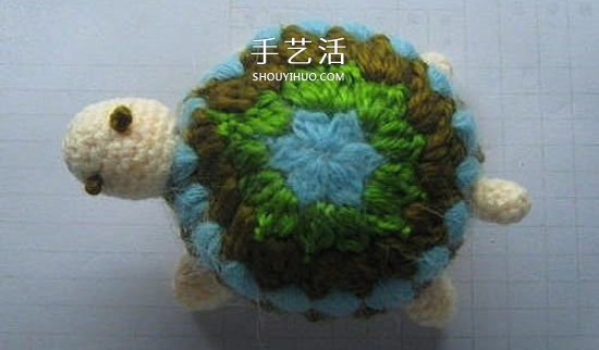 鉤針編織小烏龜?shù)姆椒?手工烏龜玩偶的編法 -  rpnrmr.com