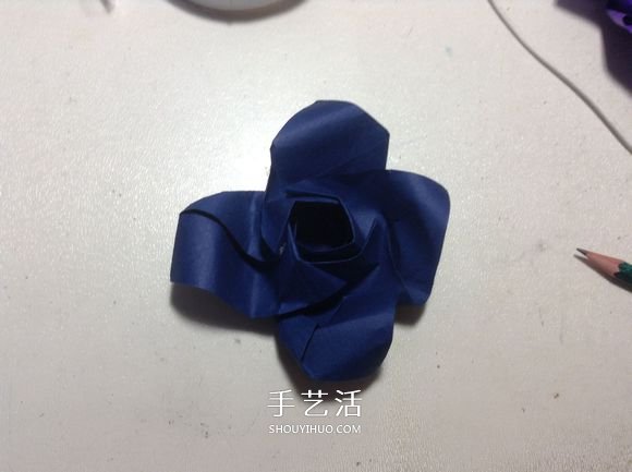 怎么折紙?jiān)录净ǖ姆椒?手工月季花的折法圖解 -  rpnrmr.com