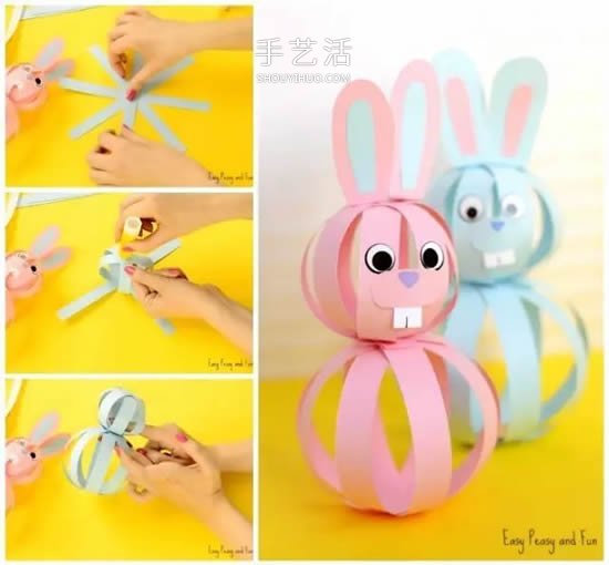 幼兒園彩色卡紙手工制作 簡單DIY可愛小動物 -  rpnrmr.com