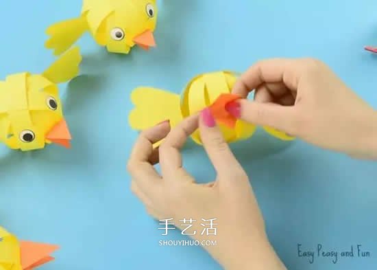 幼兒園彩色卡紙手工制作 簡單DIY可愛小動物 -  rpnrmr.com
