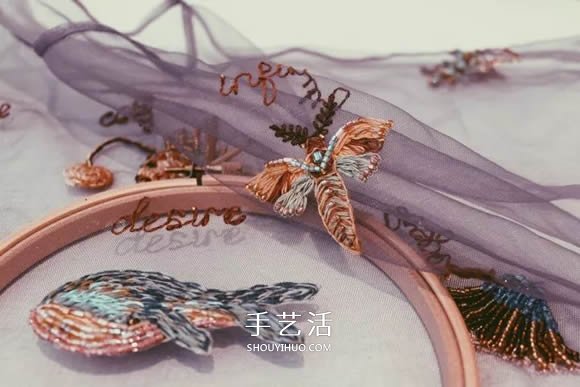 在薄紗上刺繡 讓衣服仿佛活過來了一樣精彩！ -  rpnrmr.com