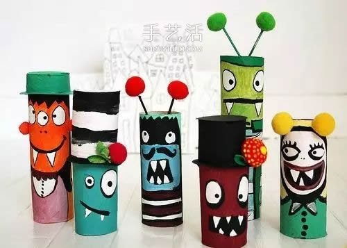 簡(jiǎn)單幼兒環(huán)保小制作 衛(wèi)生紙卷芯廢物利用大全 -  rpnrmr.com