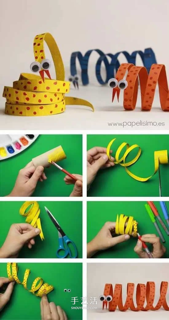 簡(jiǎn)單幼兒環(huán)保小制作 衛(wèi)生紙卷芯廢物利用大全 -  rpnrmr.com
