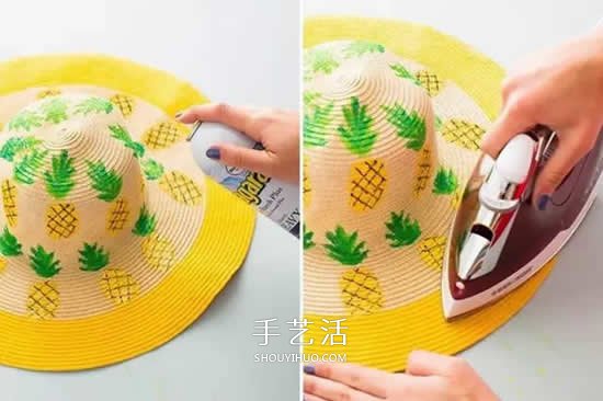 去年的遮陽(yáng)帽戴膩了 簡(jiǎn)單改造一下美膩朋友圈 -  rpnrmr.com