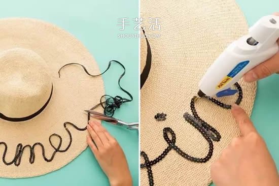 去年的遮陽(yáng)帽戴膩了 簡(jiǎn)單改造一下美膩朋友圈 -  rpnrmr.com