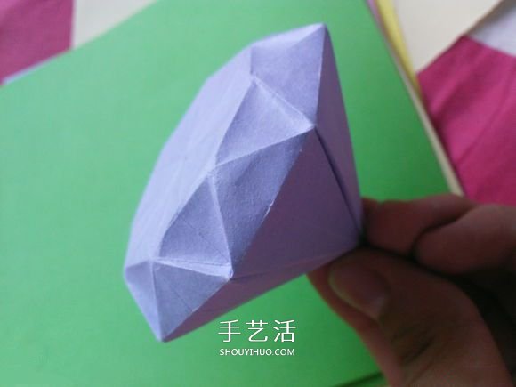 怎么折紙立體鉆石圖解 折一個超大的送女友吧 -  rpnrmr.com
