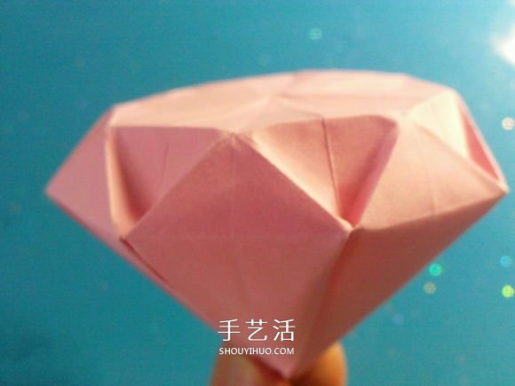 怎么折紙立體鉆石圖解 折一個超大的送女友吧 -  rpnrmr.com