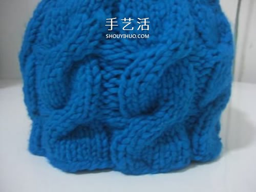 帶辮子毛線帽子的編法 可愛俏皮帽子編織圖解 -  rpnrmr.com