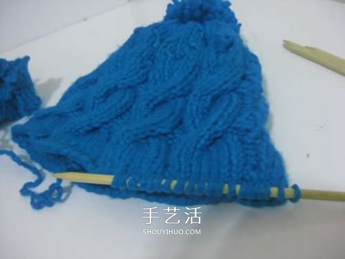 帶辮子毛線帽子的編法 可愛俏皮帽子編織圖解 -  rpnrmr.com