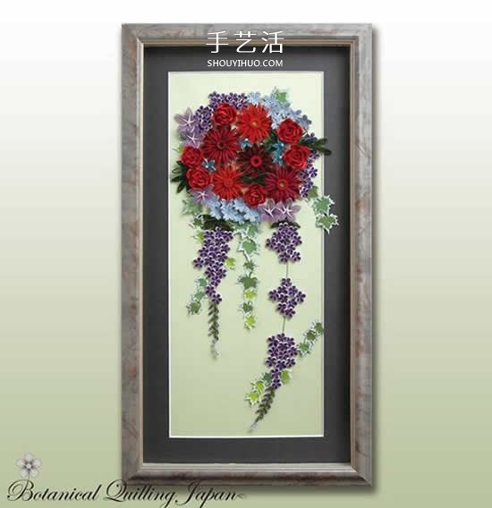 簡直美炸了！手工立體卷紙花作品圖片大全 -  rpnrmr.com