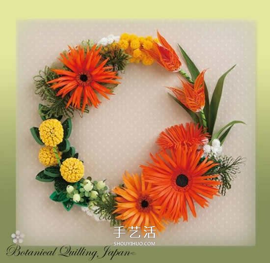 簡直美炸了！手工立體卷紙花作品圖片大全 -  rpnrmr.com