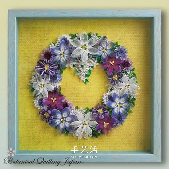 簡直美炸了！手工立體卷紙花作品圖片大全 -  rpnrmr.com
