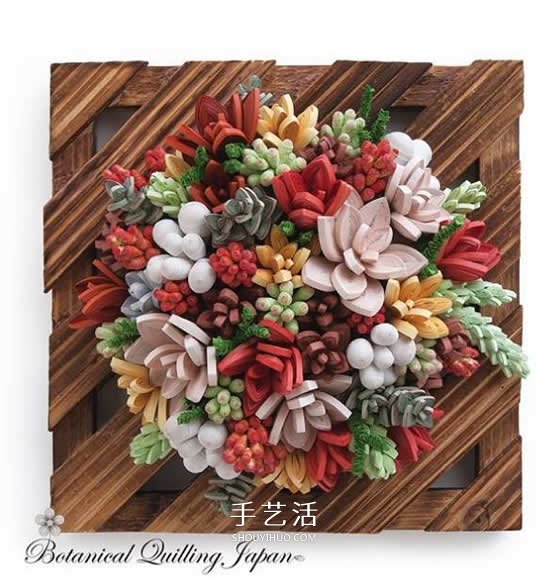 簡直美炸了！手工立體卷紙花作品圖片大全 -  rpnrmr.com