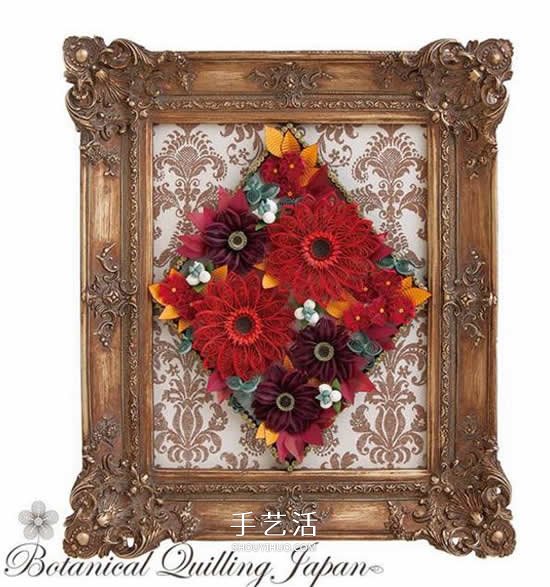 簡直美炸了！手工立體卷紙花作品圖片大全 -  rpnrmr.com