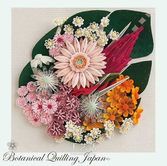 簡直美炸了！手工立體卷紙花作品圖片大全 -  rpnrmr.com