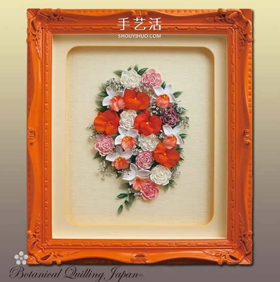 簡直美炸了！手工立體卷紙花作品圖片大全 -  rpnrmr.com