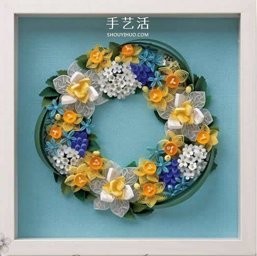 簡直美炸了！手工立體卷紙花作品圖片大全 -  rpnrmr.com