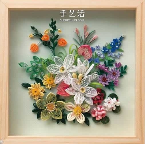 簡直美炸了！手工立體卷紙花作品圖片大全 -  rpnrmr.com