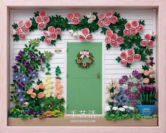 簡直美炸了！手工立體卷紙花作品圖片大全 -  rpnrmr.com