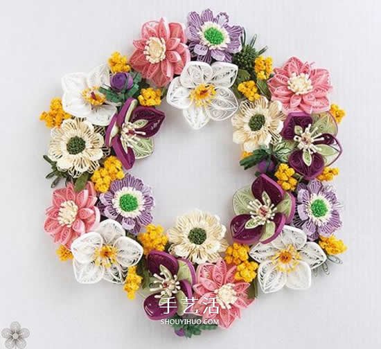 簡直美炸了！手工立體卷紙花作品圖片大全 -  rpnrmr.com