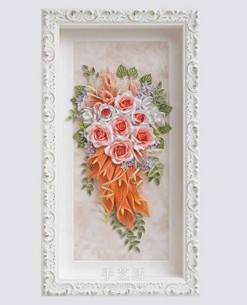 簡直美炸了！手工立體卷紙花作品圖片大全 -  rpnrmr.com
