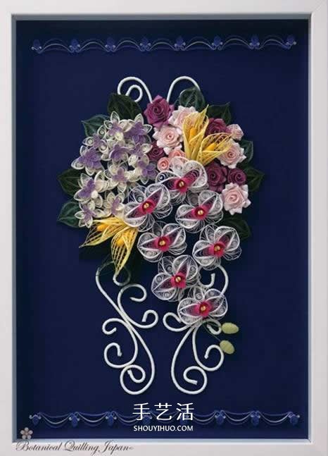 簡直美炸了！手工立體卷紙花作品圖片大全 -  rpnrmr.com