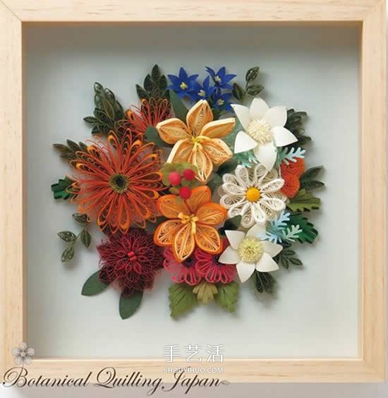 簡直美炸了！手工立體卷紙花作品圖片大全 -  rpnrmr.com