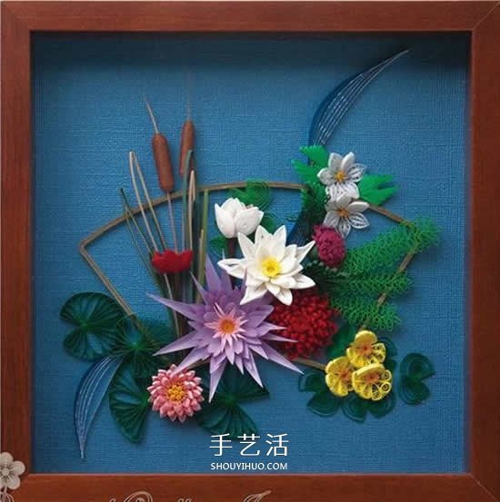 簡直美炸了！手工立體卷紙花作品圖片大全 -  rpnrmr.com