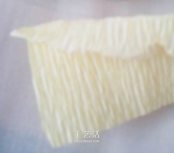 超像蛋糕的花朵！皺紋紙手工制作蛋糕花圖解 -  rpnrmr.com