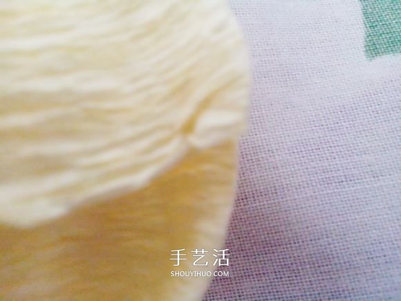 超像蛋糕的花朵！皺紋紙手工制作蛋糕花圖解 -  rpnrmr.com
