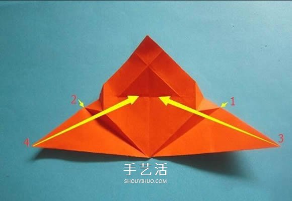 會飛的心折紙圖解教程 折紙愛心的折法帶翅膀 -  rpnrmr.com