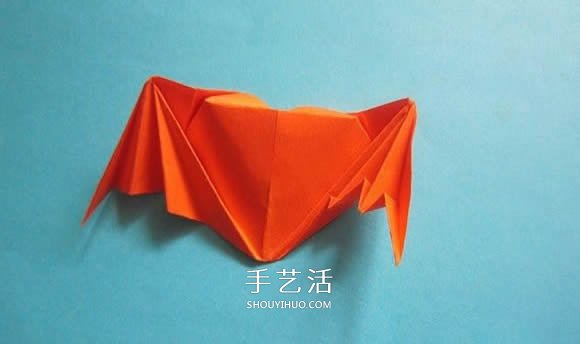 會飛的心折紙圖解教程 折紙愛心的折法帶翅膀 -  rpnrmr.com